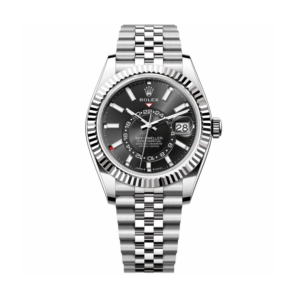 Rolex Men's Automatic Mechanical Movement Waterproof Solid Color Dial Stainless Steel Case Watch #72393
