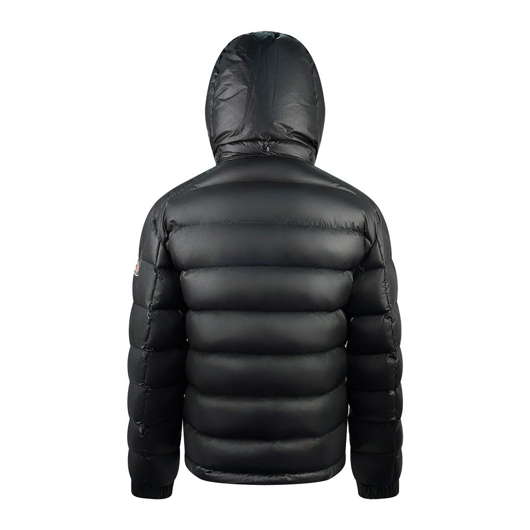 Moncler Men's Fall/Winter Batman Logo Adjustable Cuffs Hooded Single Breasted Long Sleeve Puffer Down Jacket #73741