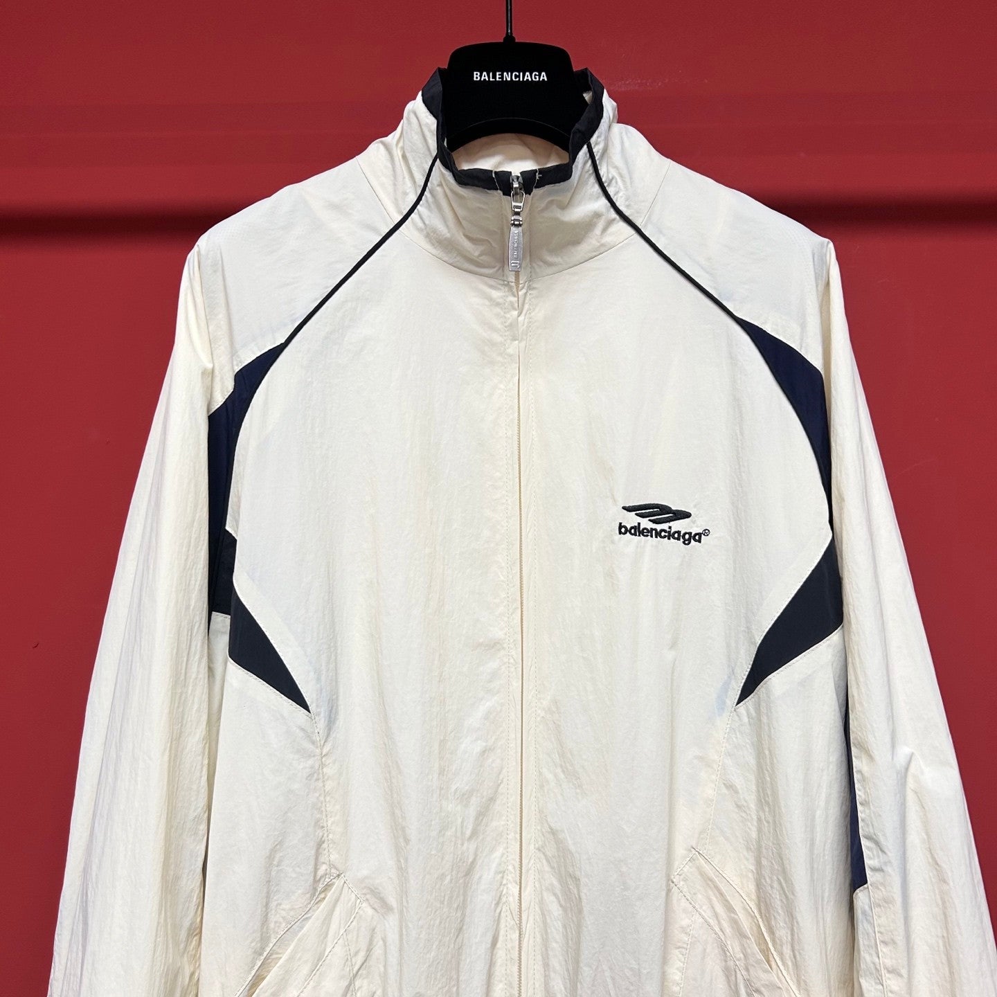 Balenciaga Men's Spring/Autumn Solid Color Zipper Long Sleeve Sports Jacket and Casual Sports Pants Set Suit #77897