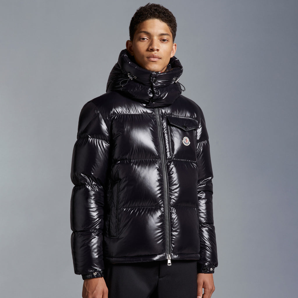 Moncler Men's Winter Standing Collar Hooded Zip Puffer Down Jacket Coat #97559