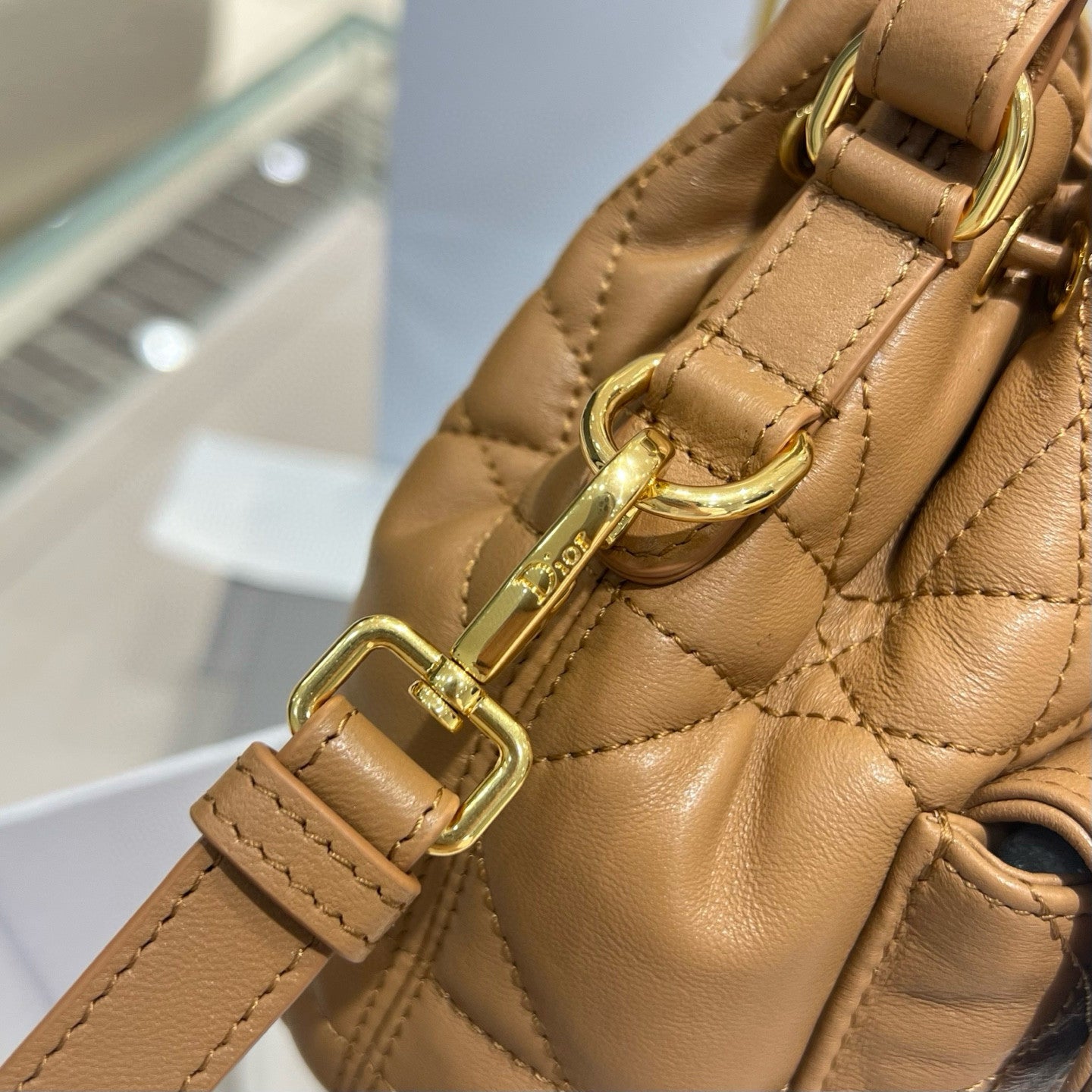 Dior Caro Women's Fashion Classic Solid Color Lambskin Cd Logo Mini Bucket Bag Shoulder Bag Crossbody Bag Bags S5250UNOZ_M030 #78351