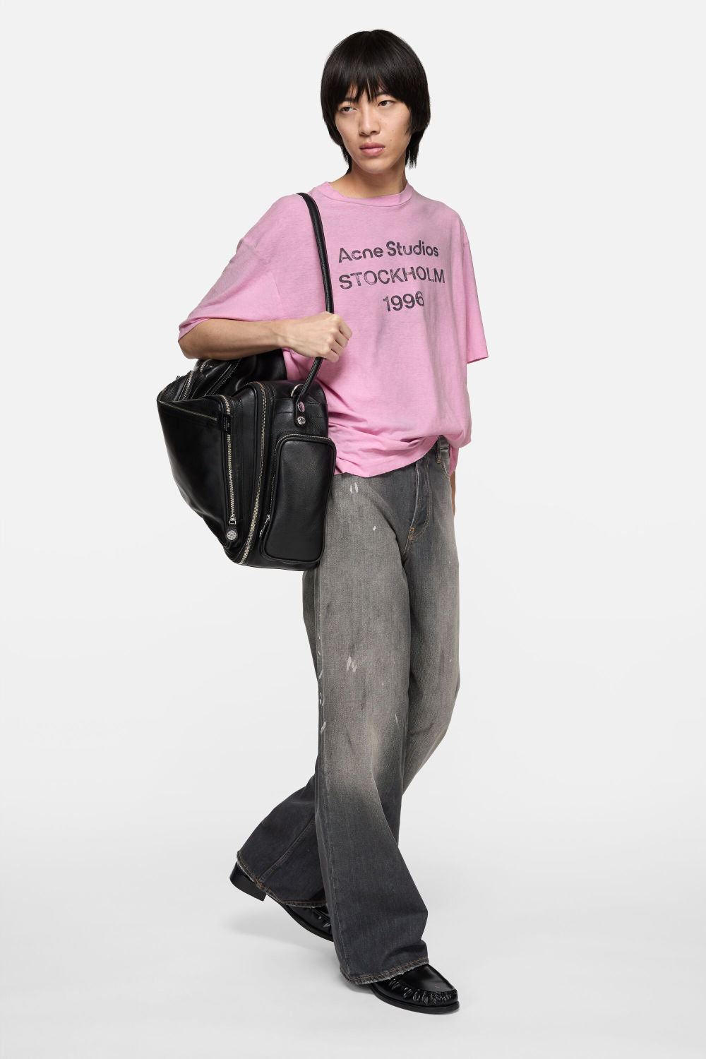 Acne Studios Logo T-shirt Relaxed Fit Cotton #337208