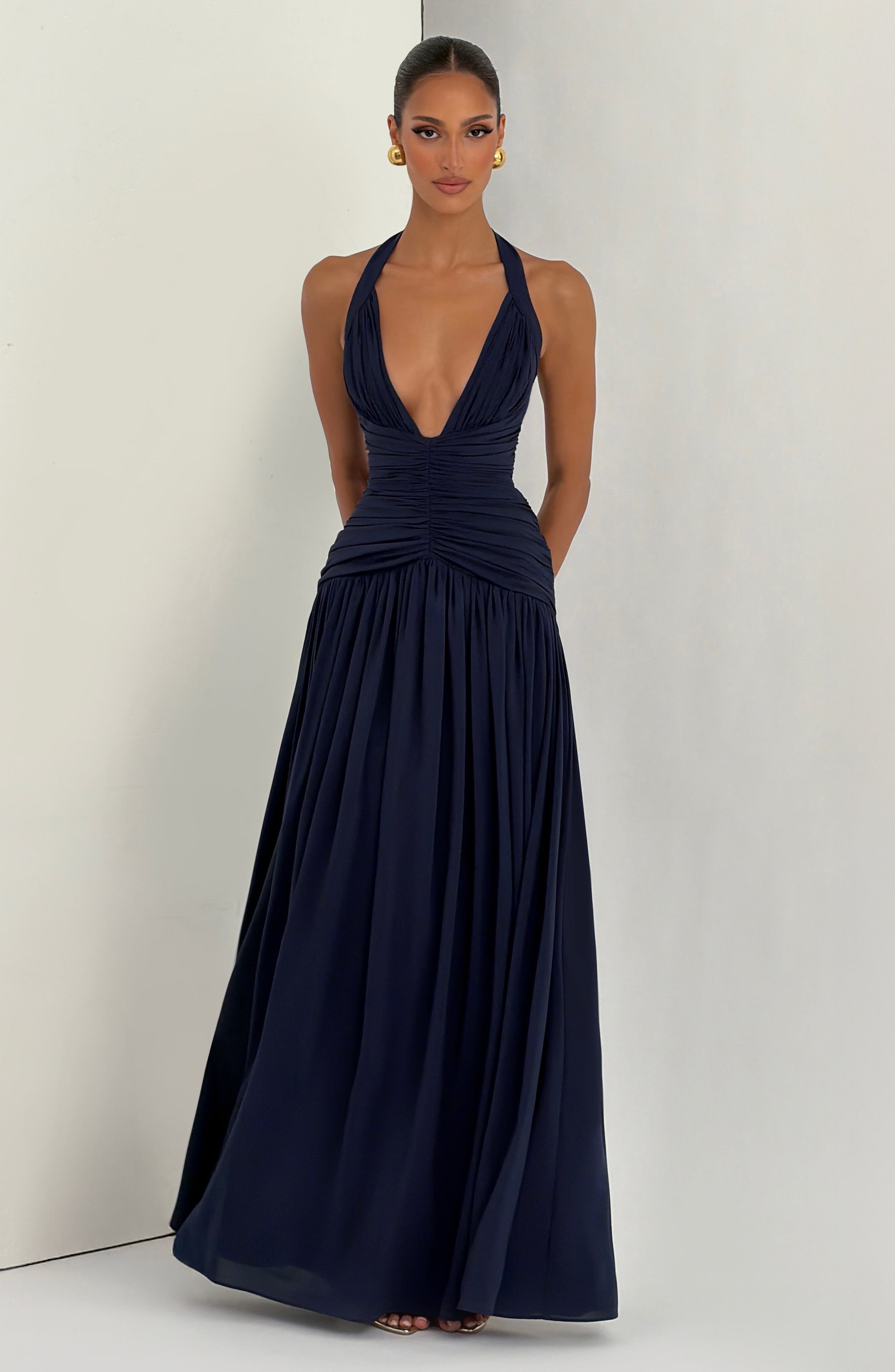 Amaris Maxi Dress - Navy
