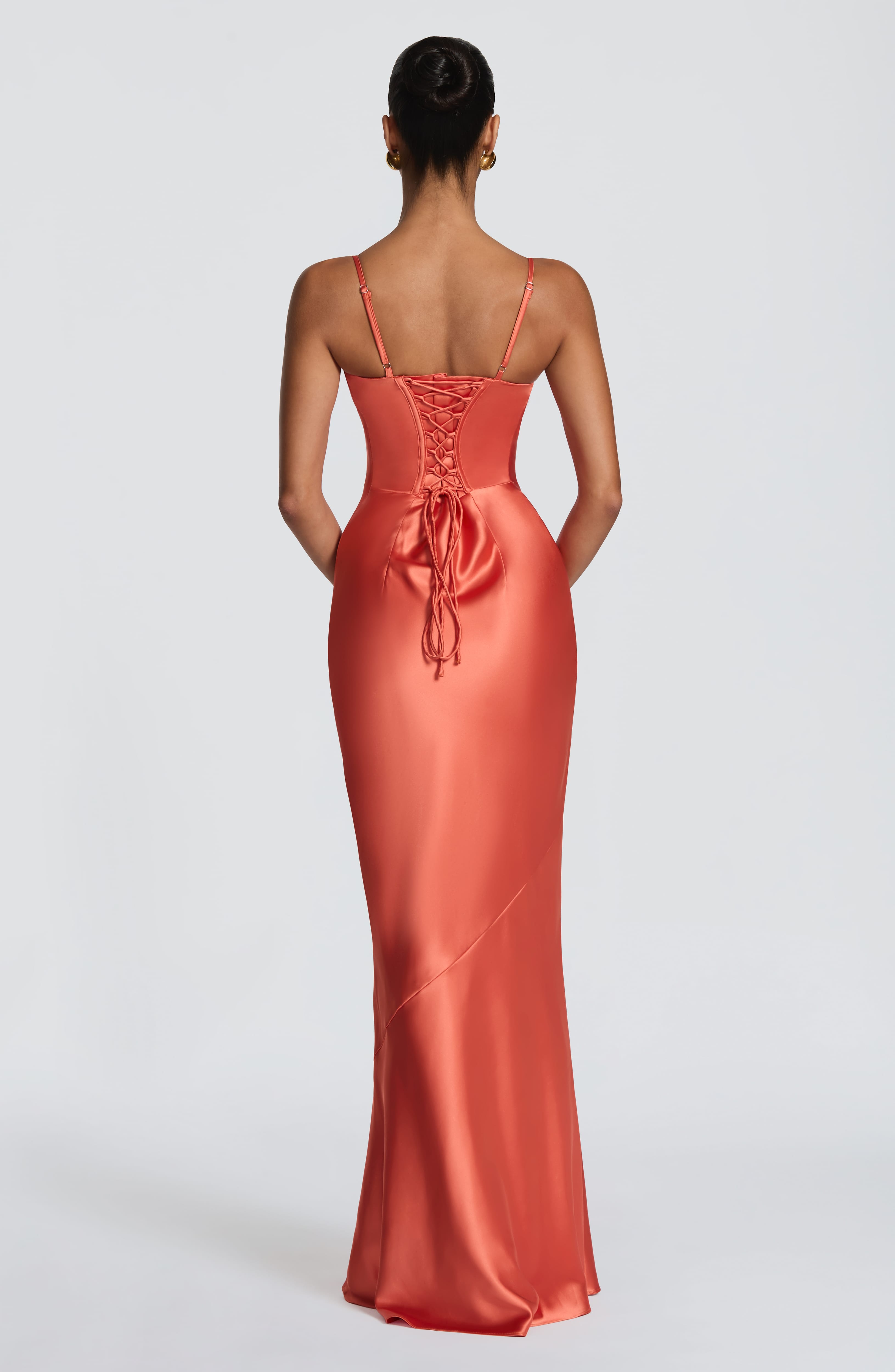 Amorette Maxi Dress - Burnt Orange