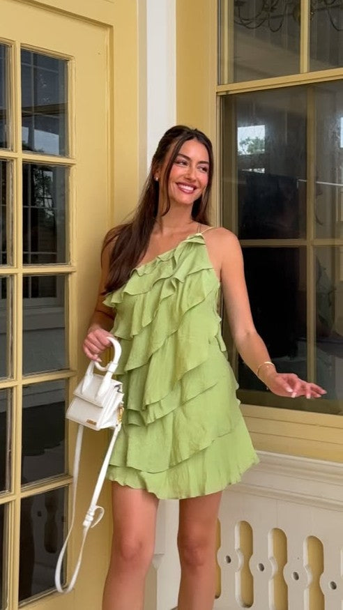 Cassidi Mini Dress - Sage