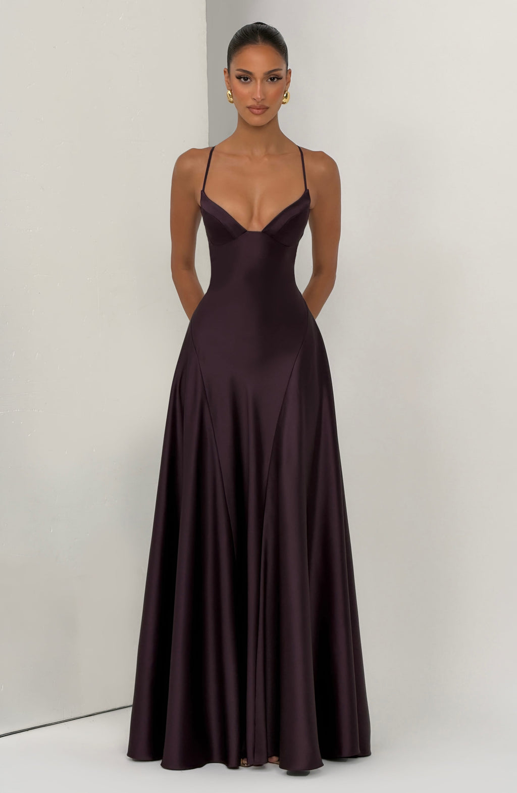 Asterin Maxi Dress - Plum