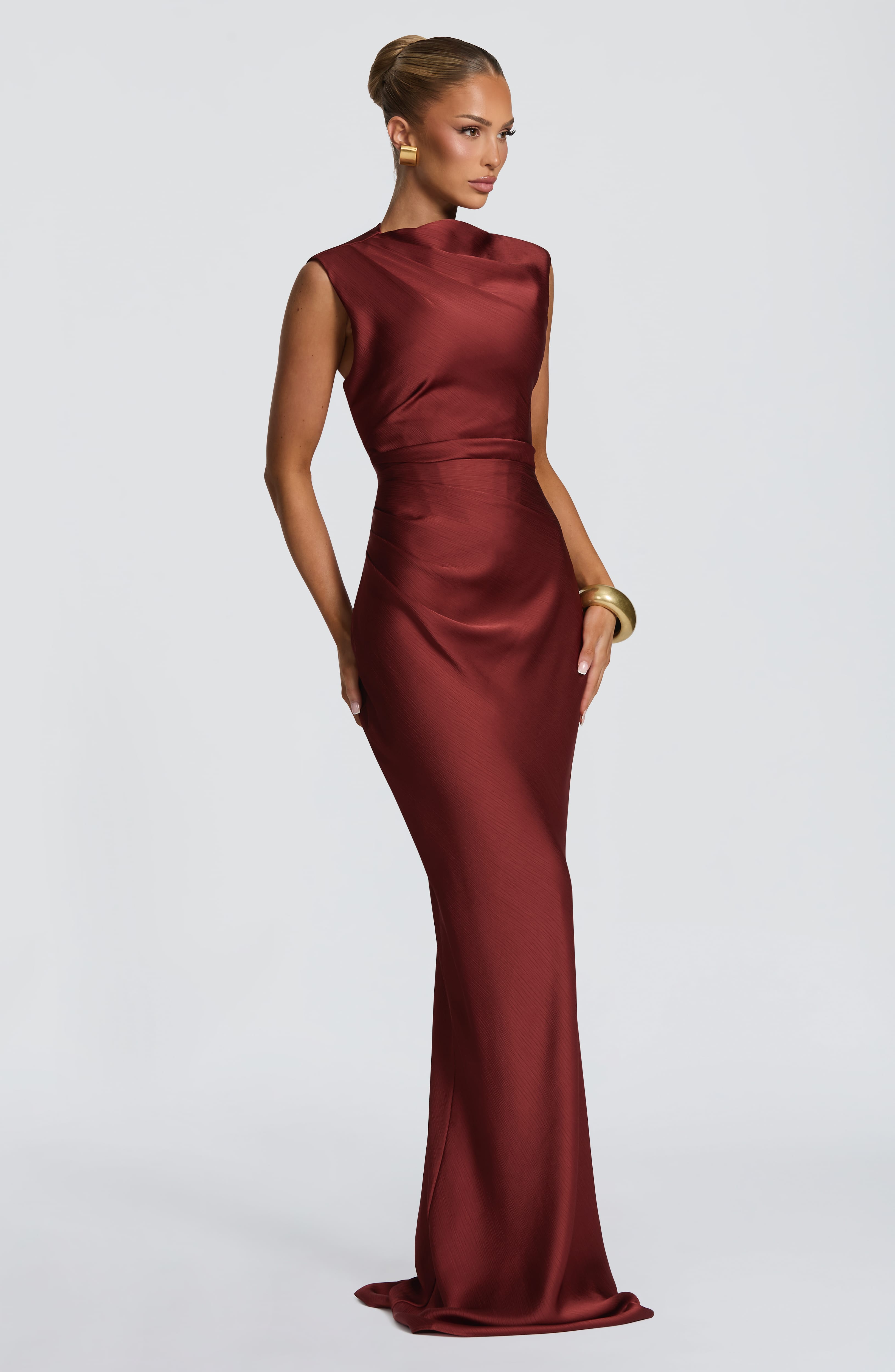 Avielle Maxi Dress - Deep Rust