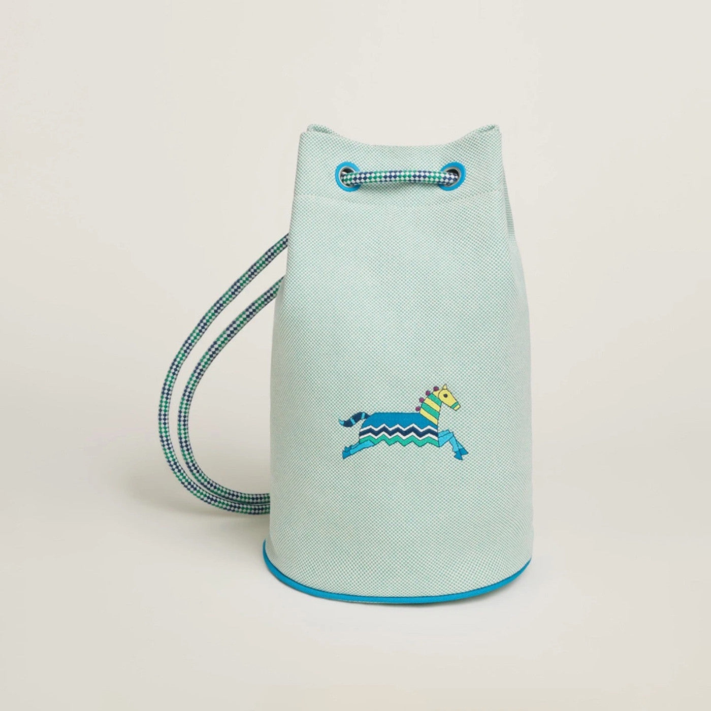 Hermes Epopee Epic Women's Solid Colour Polyester and Canvas Beach Bag Storage Bags #76977
