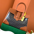 GOYARD Men's And Women's Fashion Classic Color Blocked Print Leather Tote Handbag Bag Bags SAIGOCMMLTY-01CL03P #78819