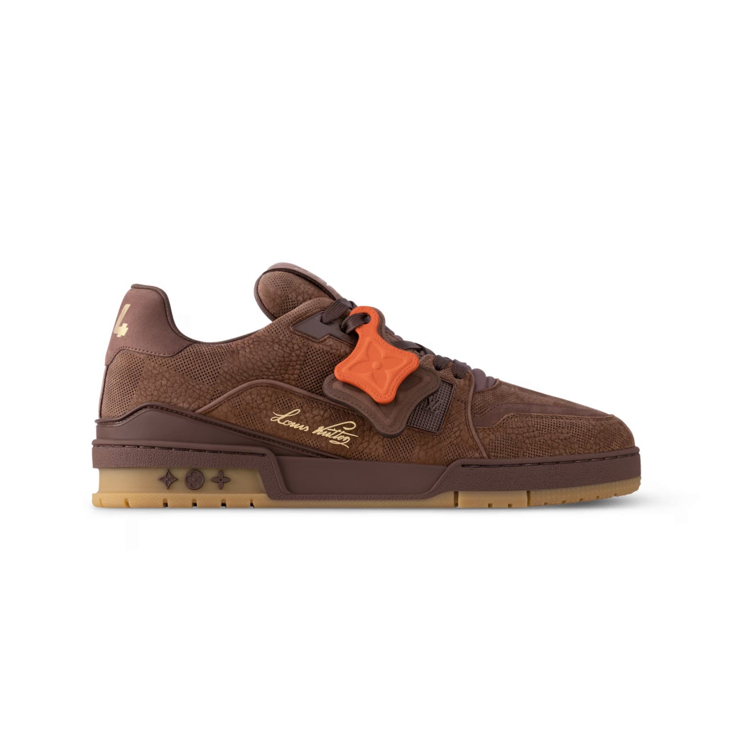 Louis Vuitton LV Trainer Men's And Women's Four Seasons Solid Color Cowhide Low-top Lace-up Flat Casual Shoes #76487