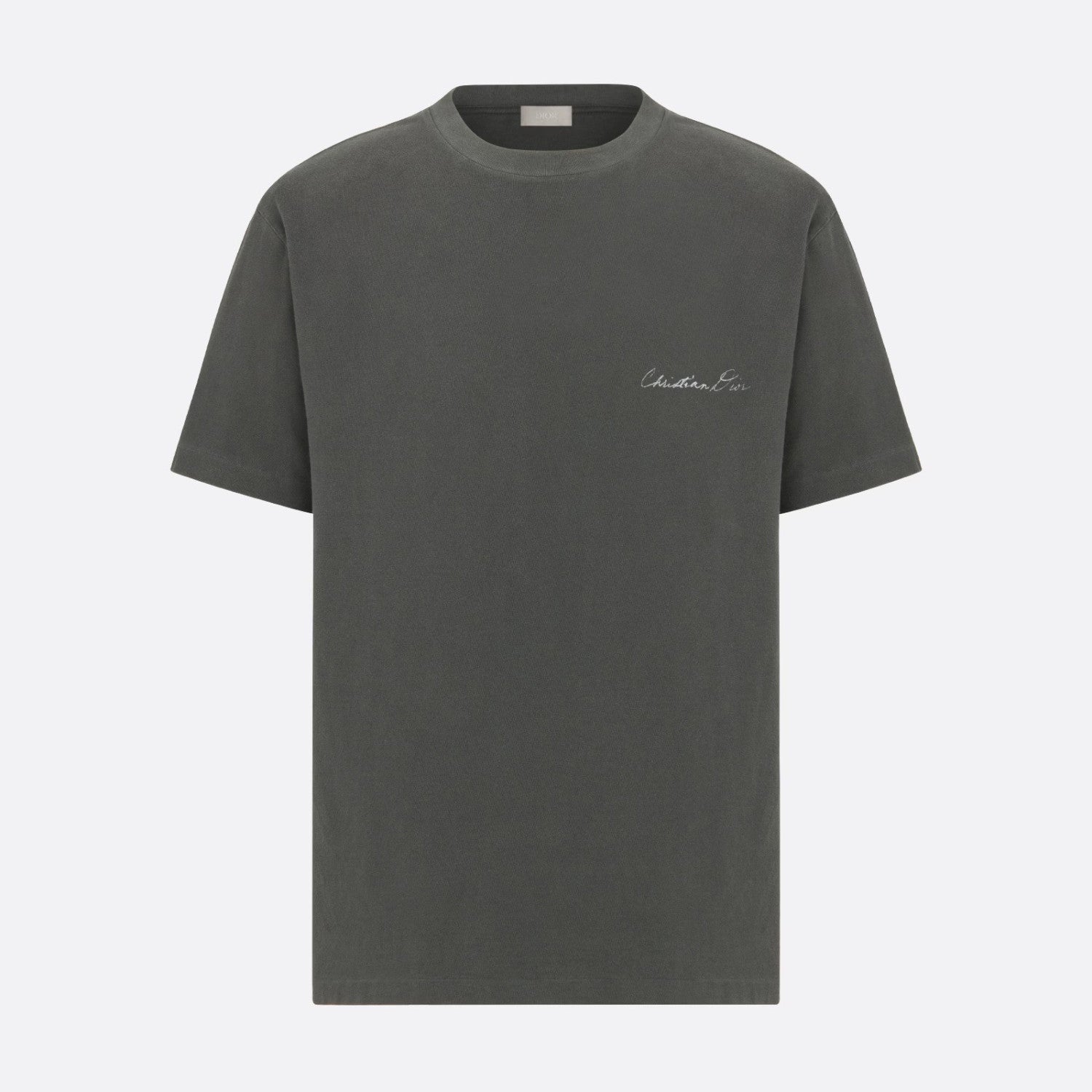 Dior Men's Summer Letter Logo Solid Colour Round Neck Cotton Short Sleeve T-Shirt #99457