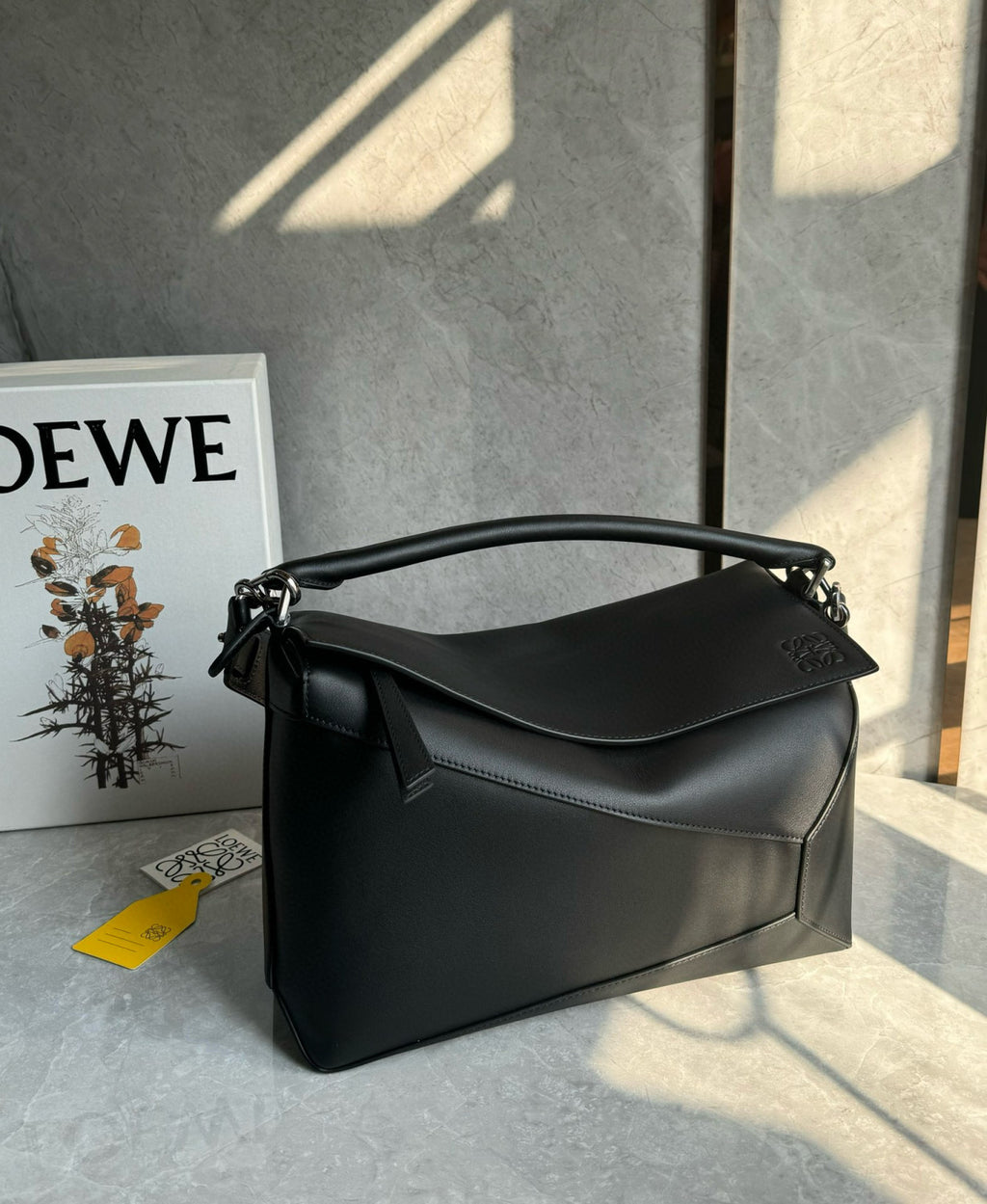 Loewe Classic Puzzle Cowhide Handbags Men Women Fashion Geometric Casual Temperament Commuter Crossbody Bag Bags #75395
