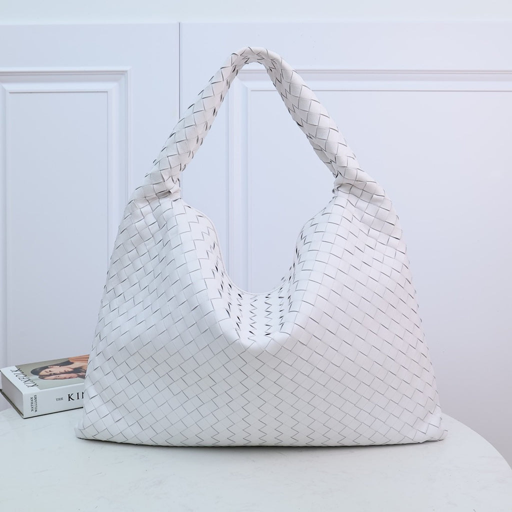 Bottega Veneta Hop Large Multicolor Collection Intrecciato Woven Shoulder Bag Suede Glossy Leather 100% Genuine Leather Fashion Temperament Bags 763970V3IV12190 #81129