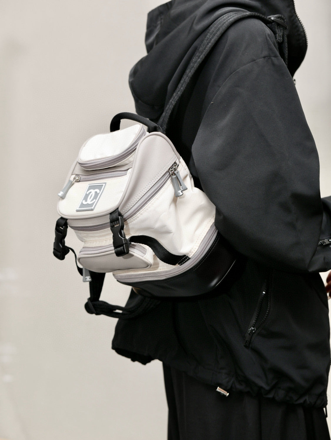 Chanel Women's Retro Sports Series Color Blocking Fashion Casual Shoulder Bag Backpacks Bags #76117