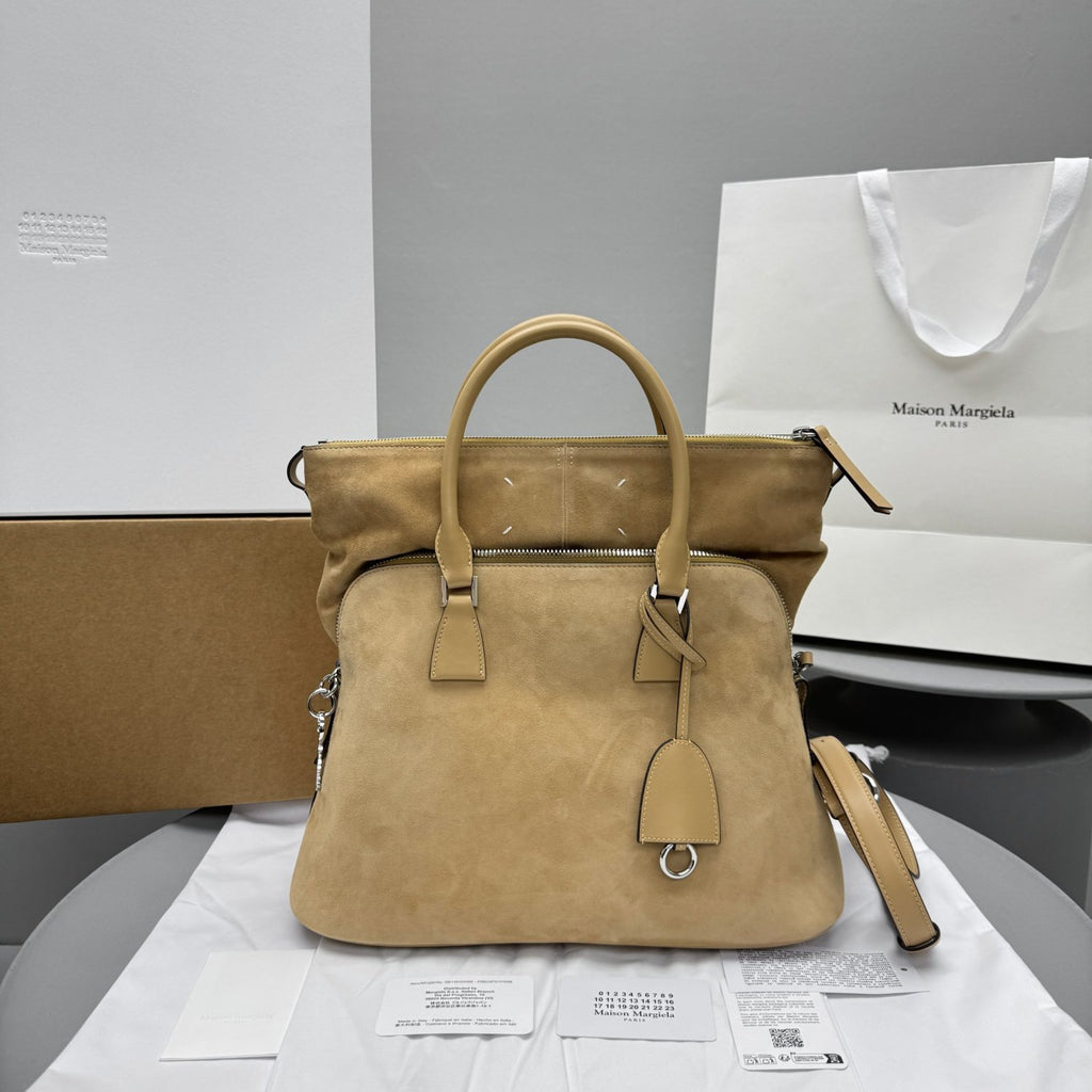 Maison Margiela 5AC Four-Corner Stitching Tote Bag Stylish Clutch Bag Chic Suede Crossbody Bags #194671