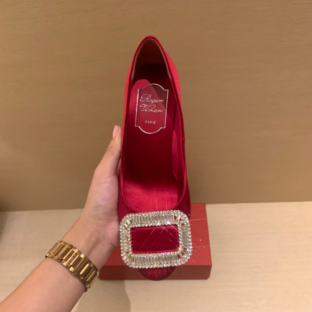 Roger Vivier Silk 6.5cm High Heels#336056