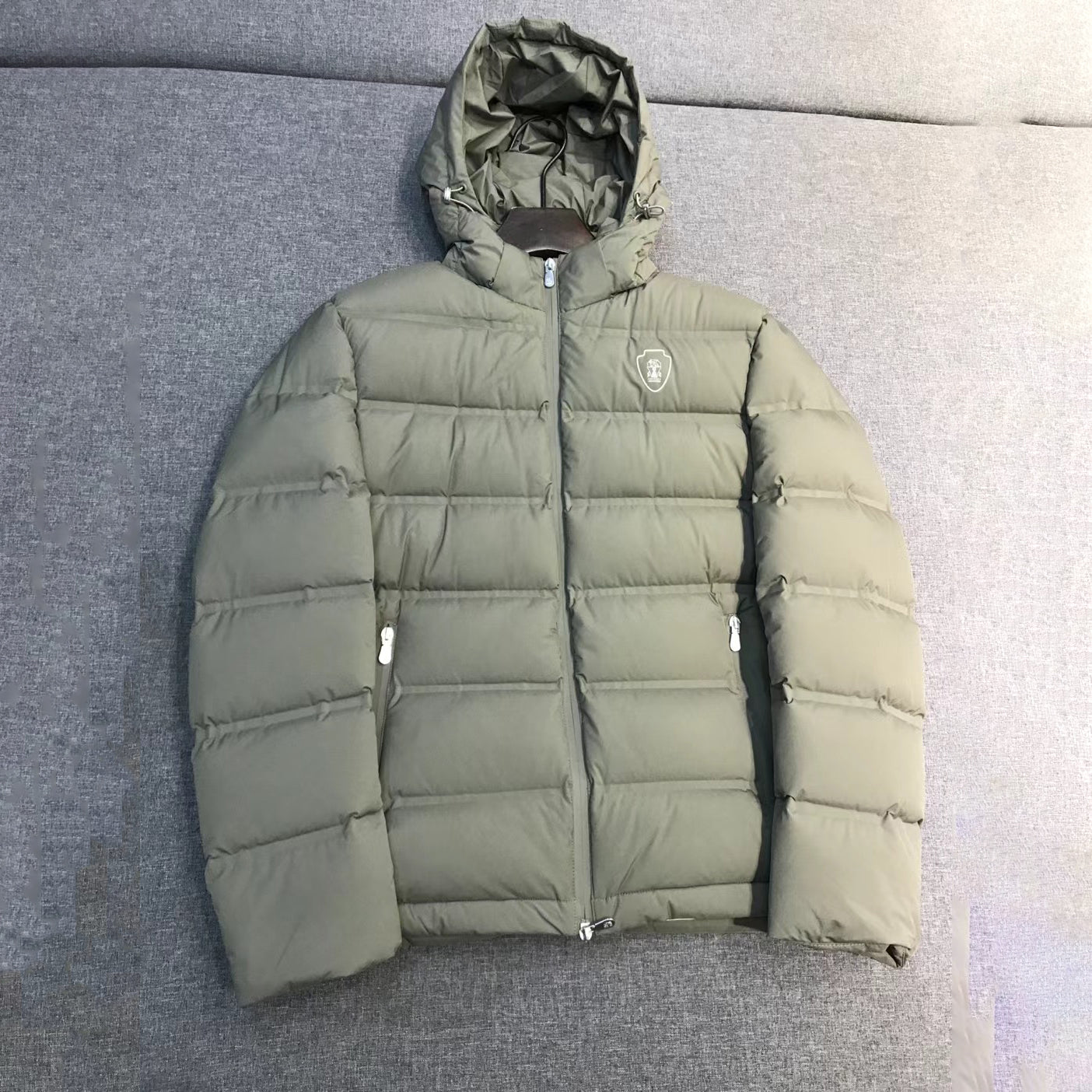 Brunello Cucinelli Men's Winter Fashion Classic Premium Business Casual Detachable Hood Double Zip Down Jacket #79549