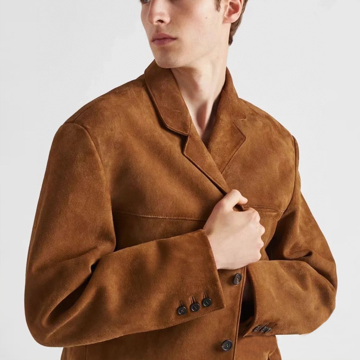 Prada Men's Single Breasted Vintage Jacket Ngvp #6745