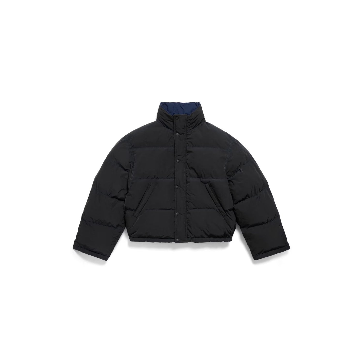 Balenciaga Men's Women's Loop Sports Icon Solid Color Zipper Loose Reversible Puffer Down Jacket #71871