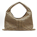 Bottega Veneta HOP Raffia And Leather Hop Shoulder Bag Stylish Modern Handheld Shoulder Bag Women's Fashionable Casual Tote #81889A