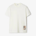 Burberry Men's Summer Embroidered Logo Round Neck Cotton Short Sleeve T-Shirt #75264