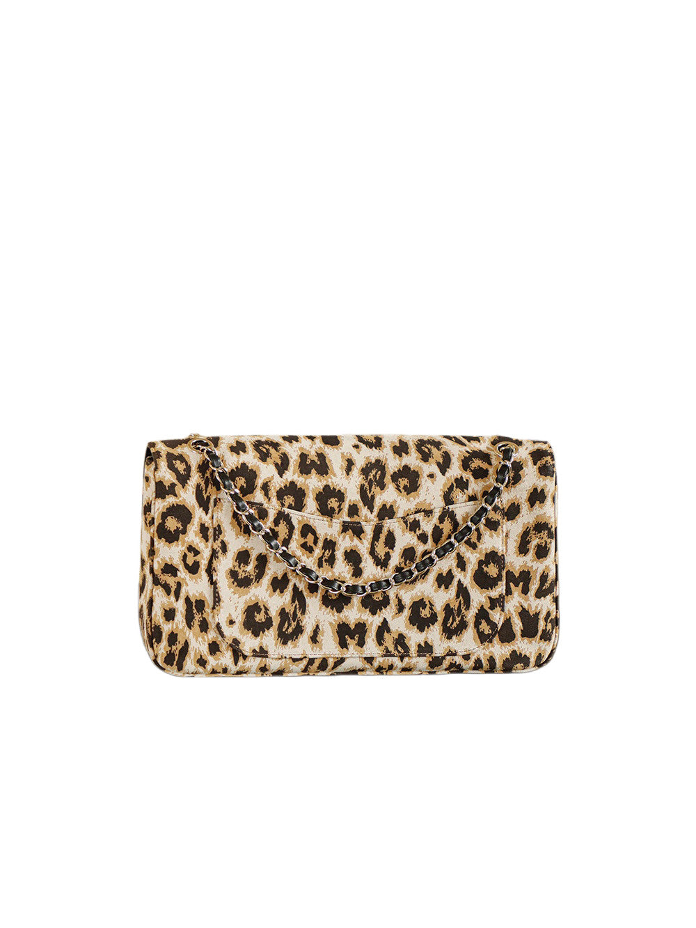 Chanel Classic Leopard-print Chain Bag With Double C Logo Stylish Casual And Retro Shoulder Bag Bags #196590