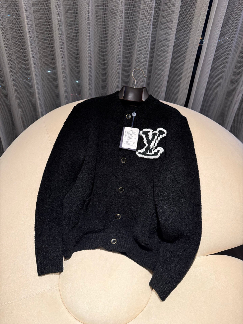 Louis Vuitton Chunky Intarsia Signature Cardigan #336264