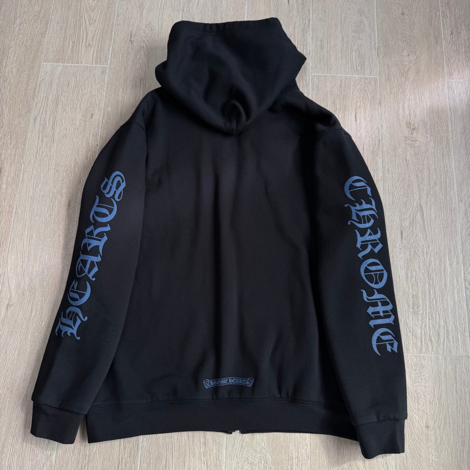 Chrome hearts Sanskrit Letter Logo Zipper Hooded Sweatshirt #333725