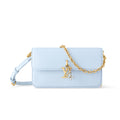Louis Vuitton WALLET ON CHAIN LV BLOOM Women's Solid Color Metal Chain Shoulder Strap Cowhide Leather Handbag Single Shoulder Crossbody Bag Bags #77333