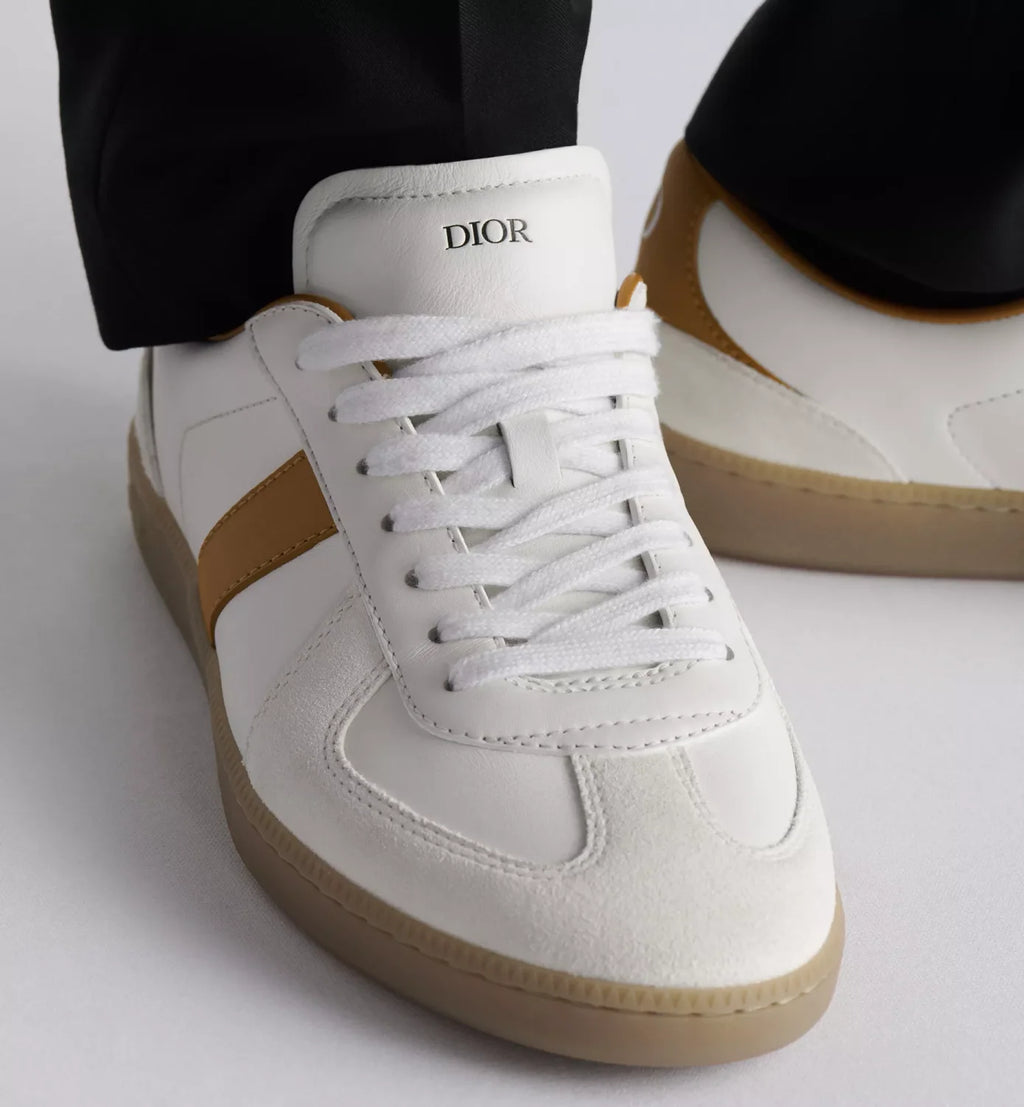 DIOR B01 Matchpoint Sneaker Black and White Smooth Calfskin with Gray Suede Calfskin #386986