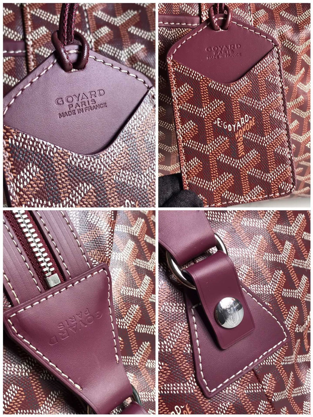 GOYARD Bowling45 Men's And Women's Fashion Classic All-over Print Zipper Closure Canvas Leather Oversized Travel Bag Bags BOWLIN045TY33CL33P #78364