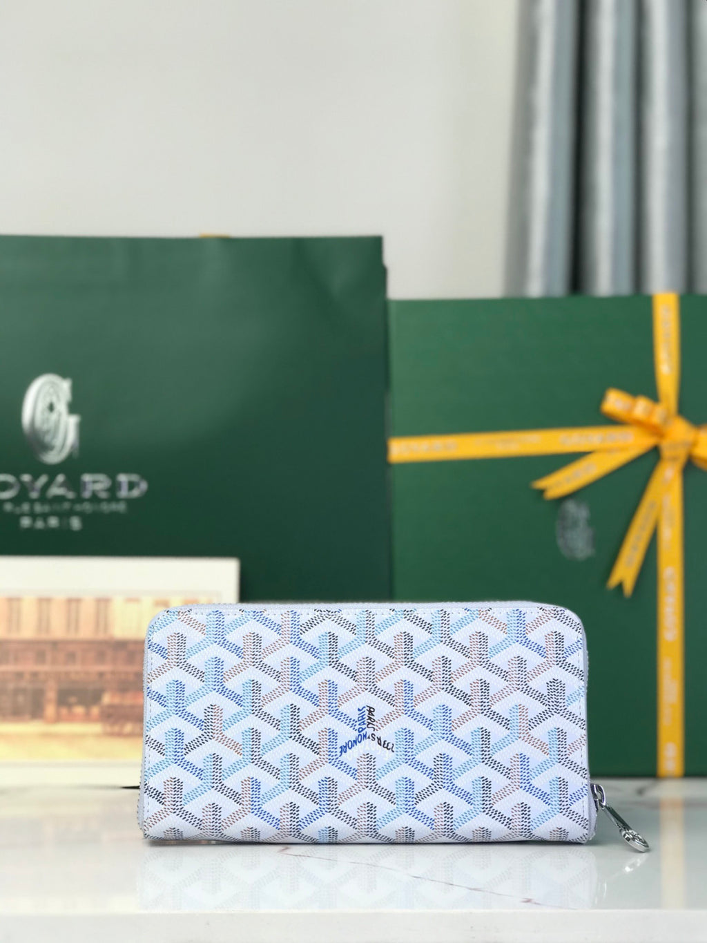 Goyard 2026 Limited Edition Four Seasons Colorful Collection Matignon Large Wallet Stylish Clutch Wallet Card Holder And Zipper Pouch Bag Bags #196797