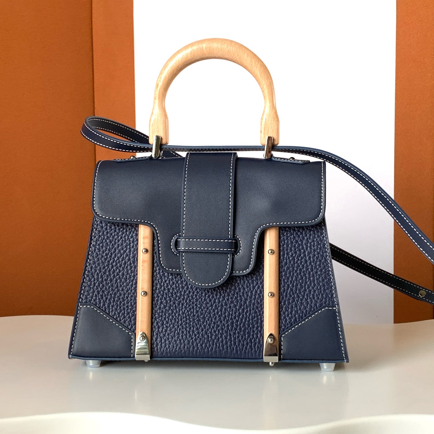 GOYARD Saigon Women's Fashion Classic Detachable Shoulder Strap Leather Mini Tote Bag Handbag Bags SAIGOBMINCG-03CL03P #78294