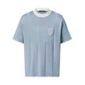 Louis Vuitton Silk-Cotton Short-Sleeved Crewneck 1AIJYI #335509