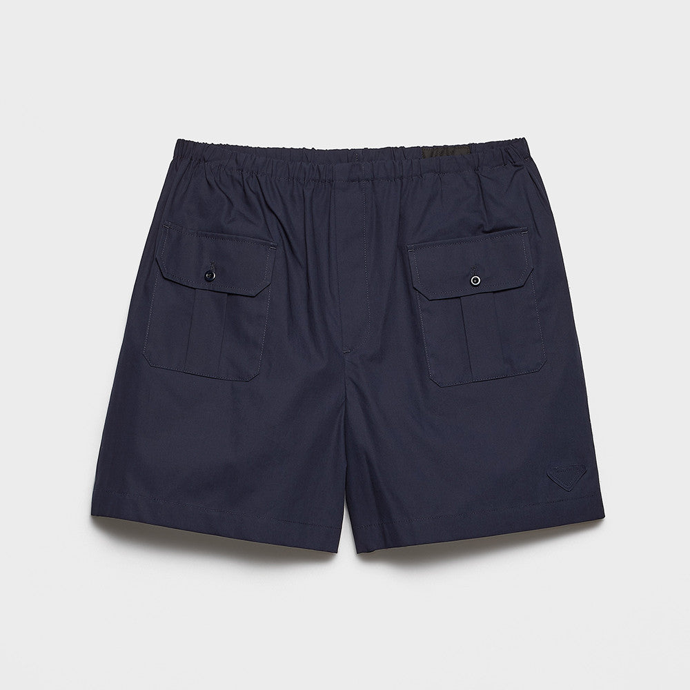PRADA Khaki Cotton Poplin Bermudas #377406