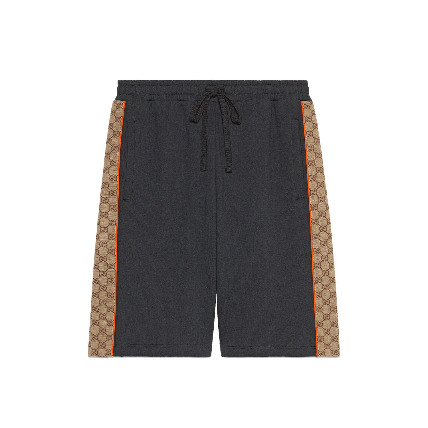 Gucci Men's Spring and Autumn Patchwork Logo Jacquard Zipper Hooded Long Sleeve Jacket Lace-Up Casual Shorts Pants Suit Set #98839