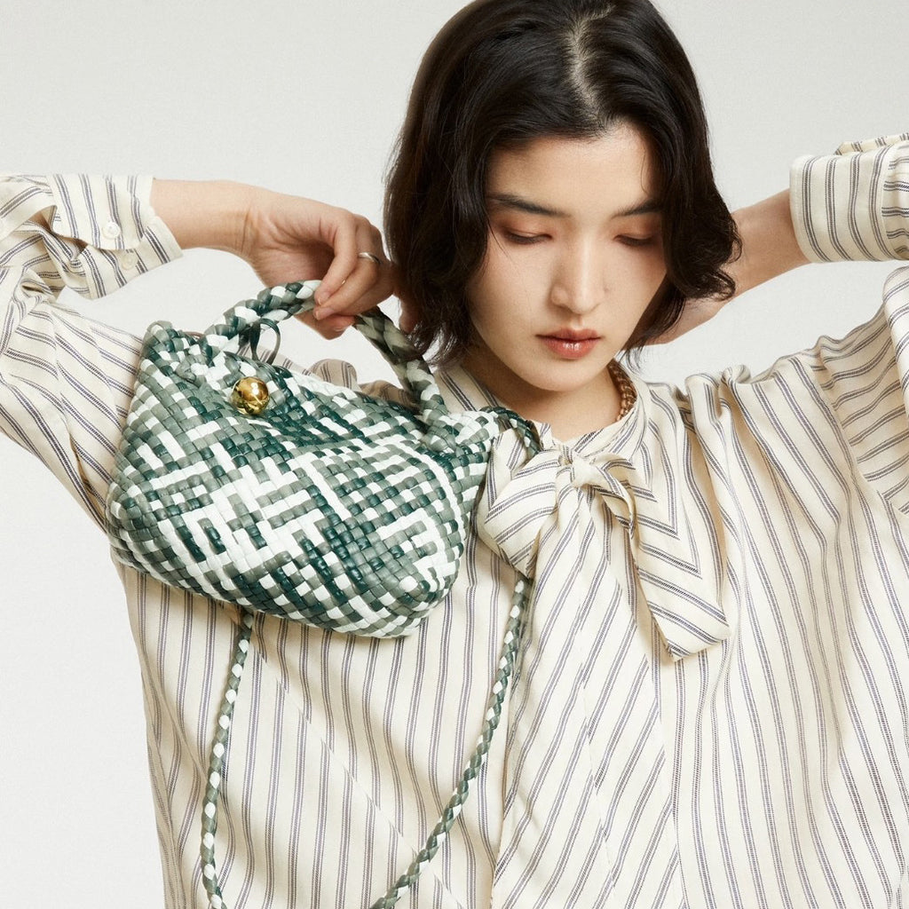 Bottega Veneta 26SS Tosca Shoulder Bag Handheld Classic Women's Woven Bag #195275