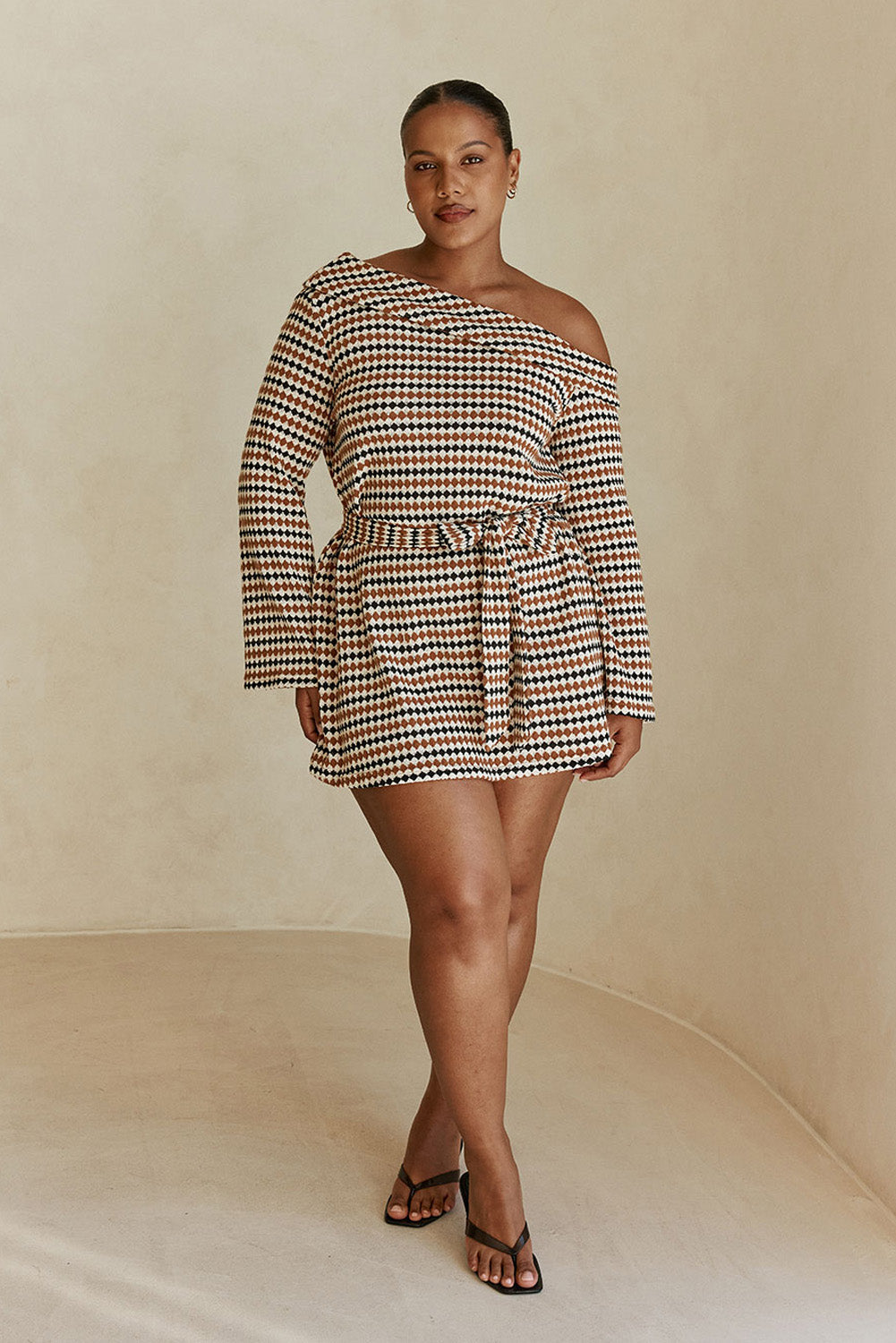 Cabana Dress - Geo Stripe