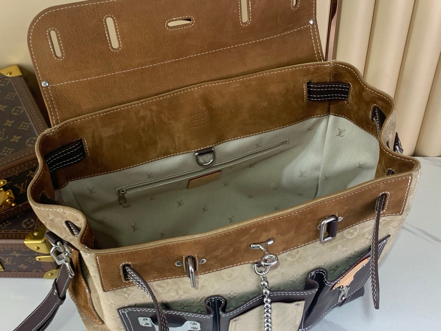 Louis Vuitton Steamer 40 Other Leathers Men Bags M26019 #336013