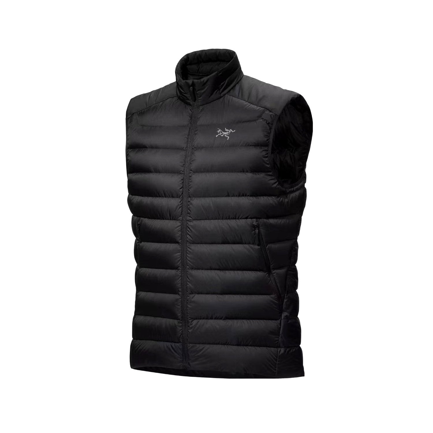 Arcteryx Men's Fall/Winter Fashion Casual High Neck Zipper Sleeveless Thermal Vest #79431