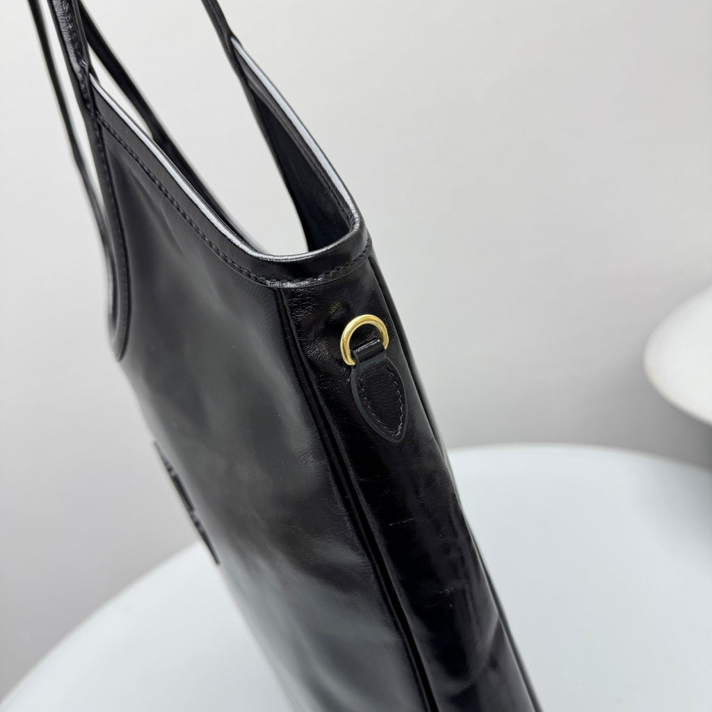MiuMiu Black Ivy Leather Bag #336426