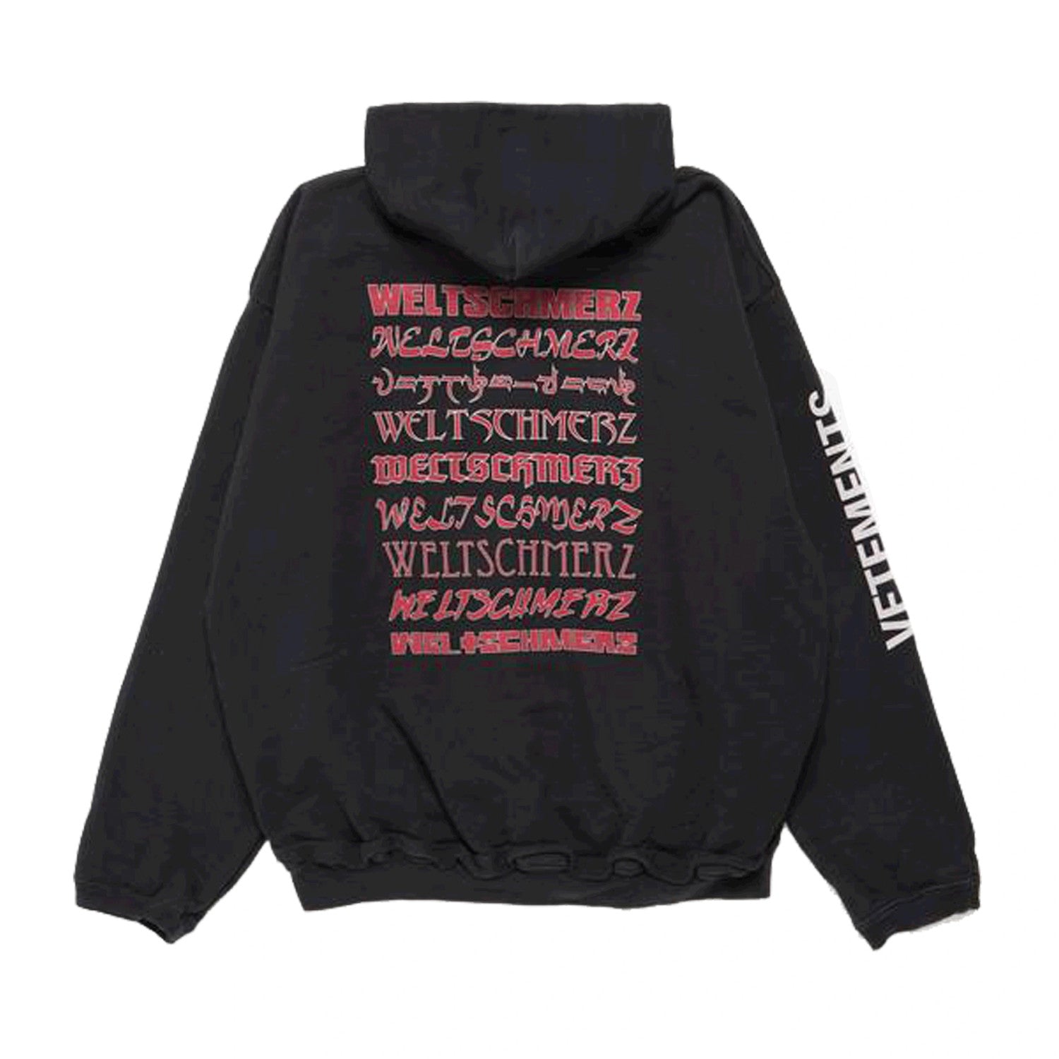 Vetements Men's Spring and Autumn Zipper Printed Pullover Hoodie Sweatshirt Jacket #99869