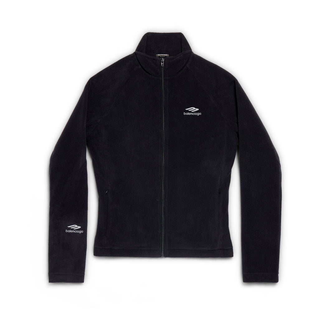 Balenciaga Men's Skiwear 3B SPORTS ICON Solid Color Standing Collar Zipper Long Sleeve Jacket#98272
