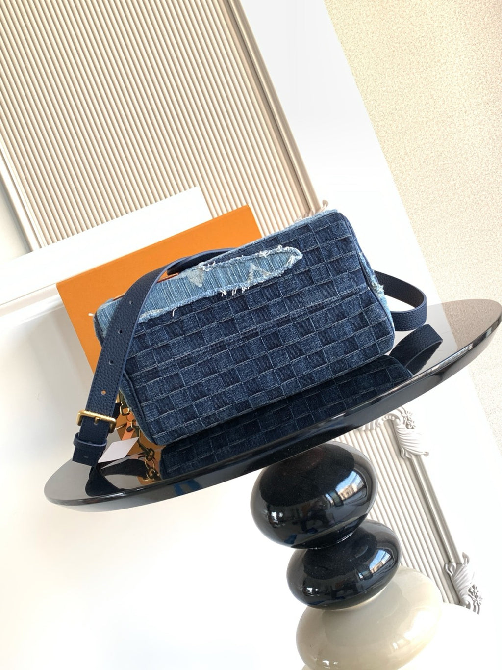 Louis Vuitton Men's Denim patchwork Premium 163c01 dynamic chip Shoulder bag Handbag Bags M15276 #193727