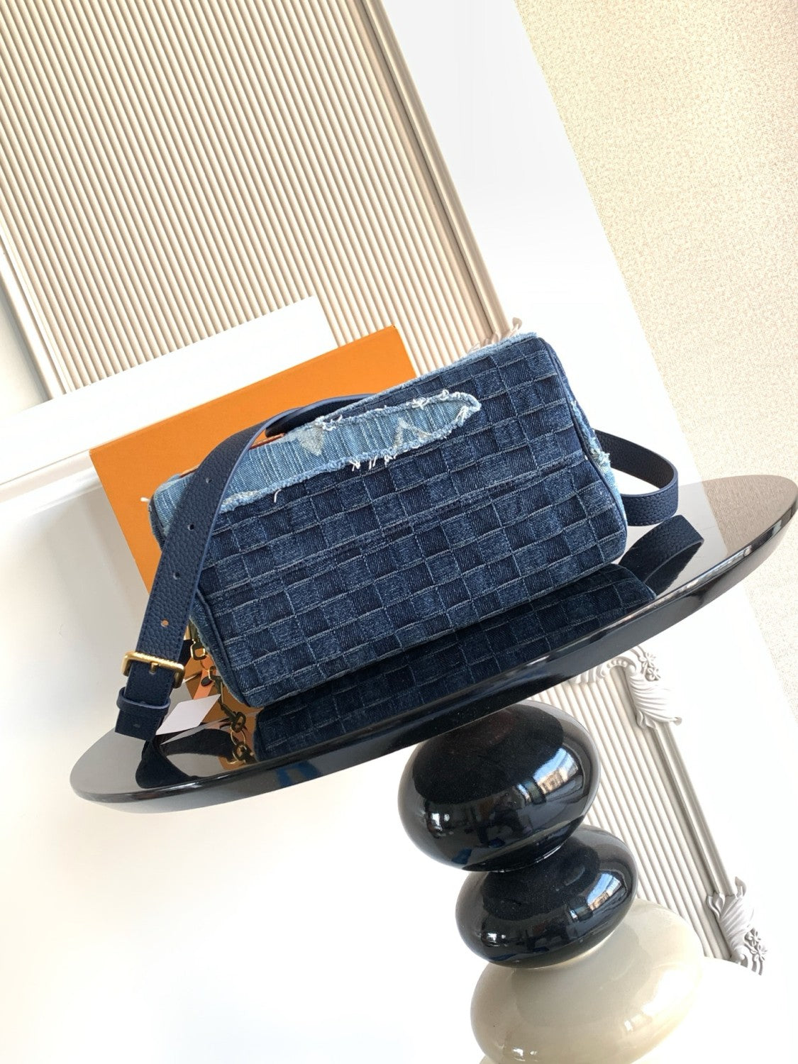 Louis Vuitton Men's Denim patchwork Premium 163c01 dynamic chip Shoulder bag Handbag Bags M15276 #193727