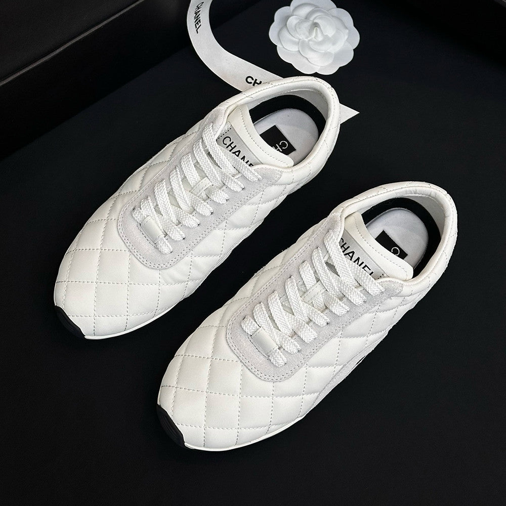 Chanel Trainers Calfskin Suede Calfskin #333965