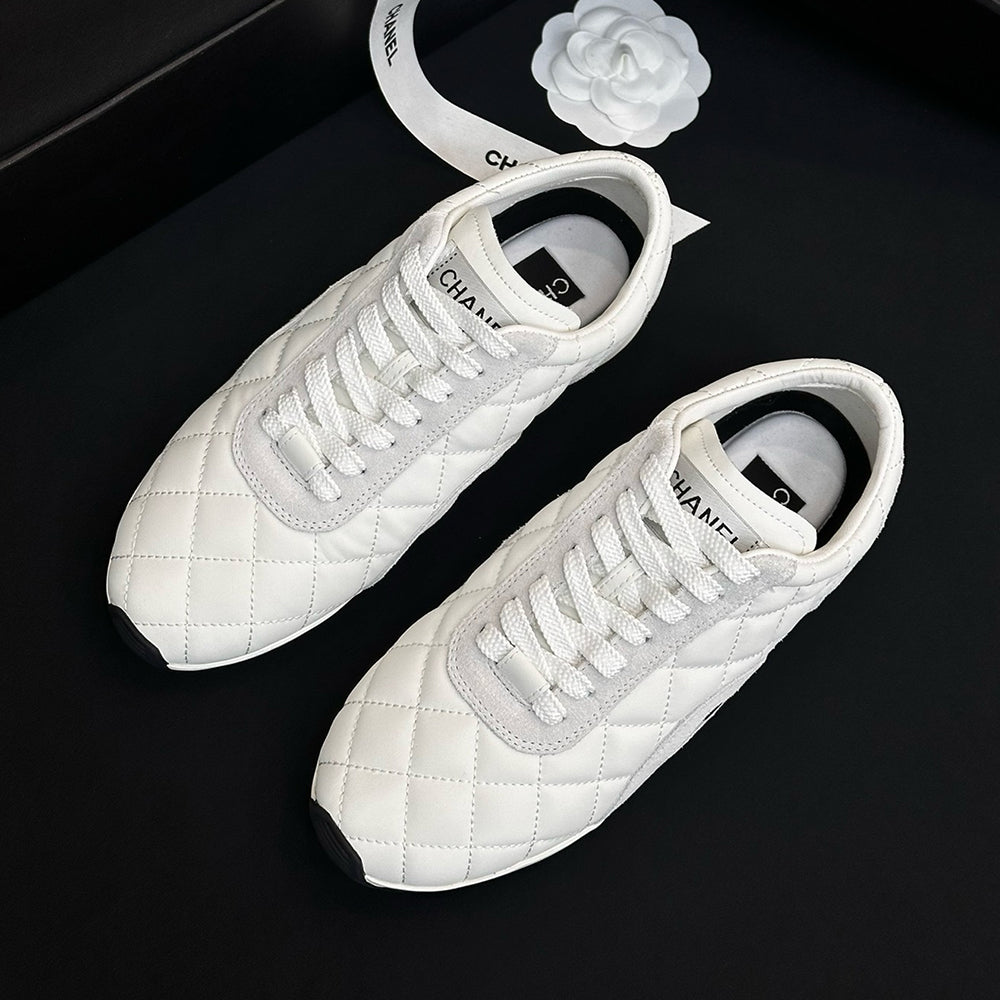 Chanel Trainers Calfskin Suede Calfskin #333965