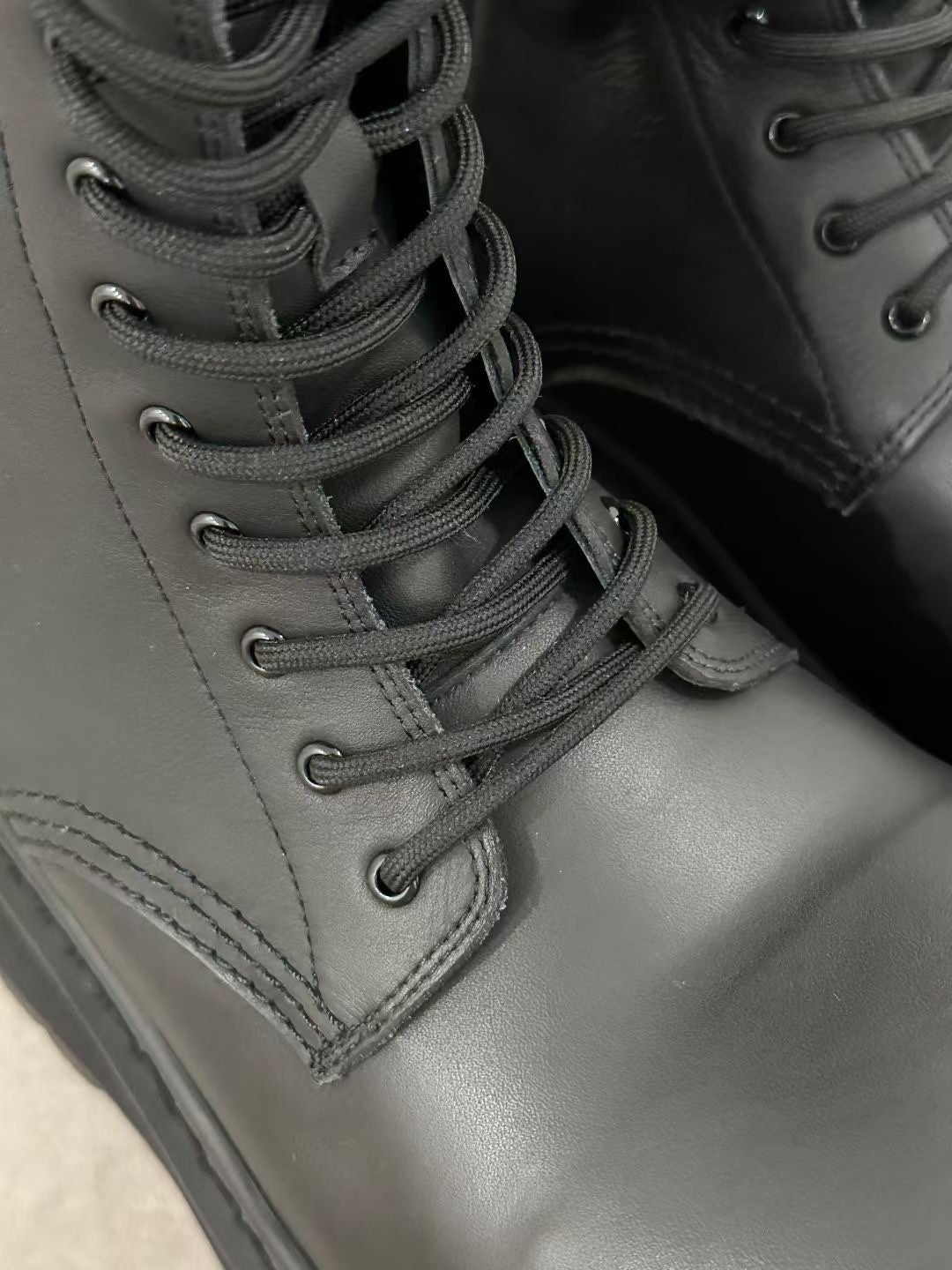 Balenciaga Men's And Women's Fall/winter Fashion Casual Round Toe Sleeveless Zipper Lace Up Thick Sole Martin Boots Short Boots Shoes #79318