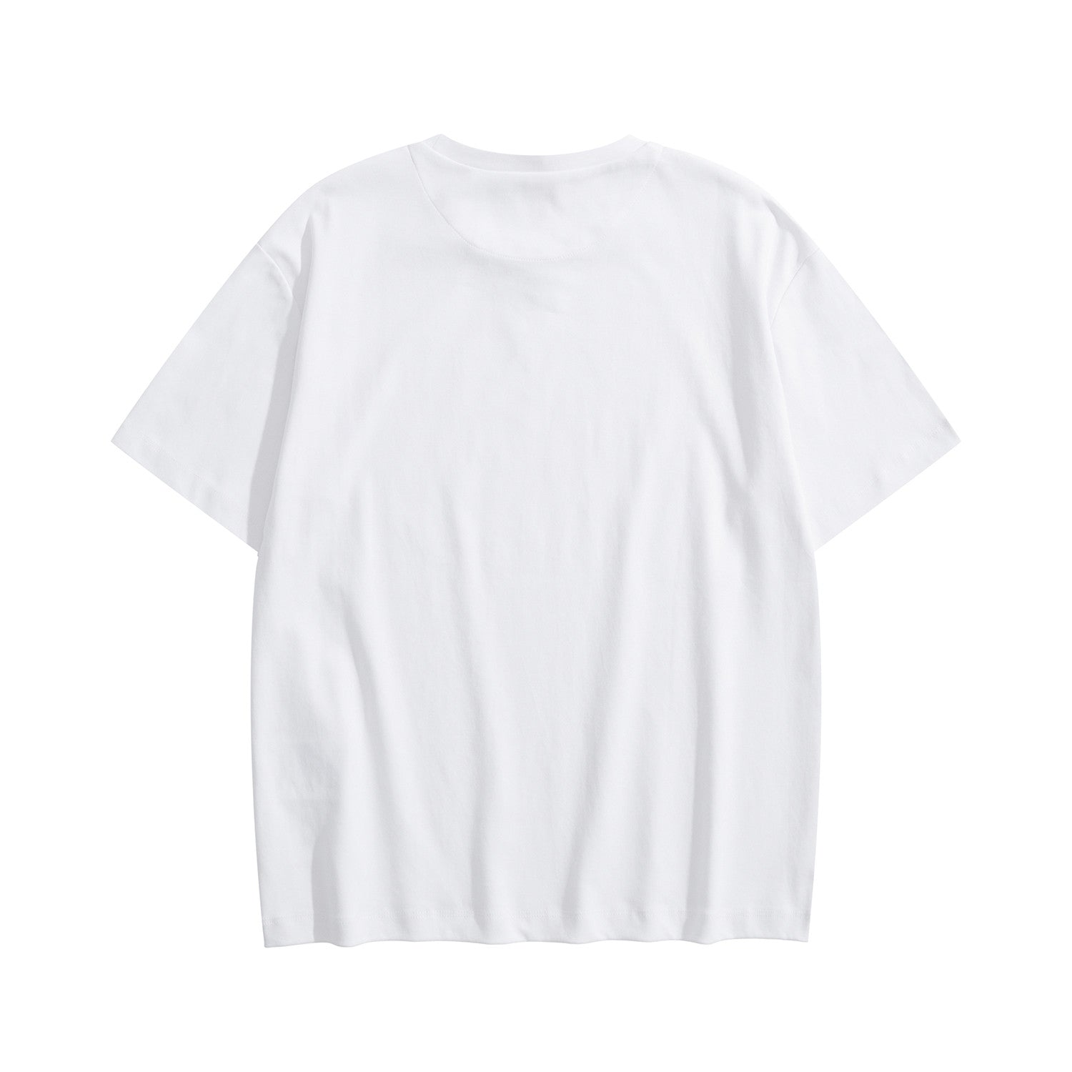 Prada Men's Summer Solid Color Triangle Logo Logo Round Neck Cotton Short Sleeve T-Shirt #75752