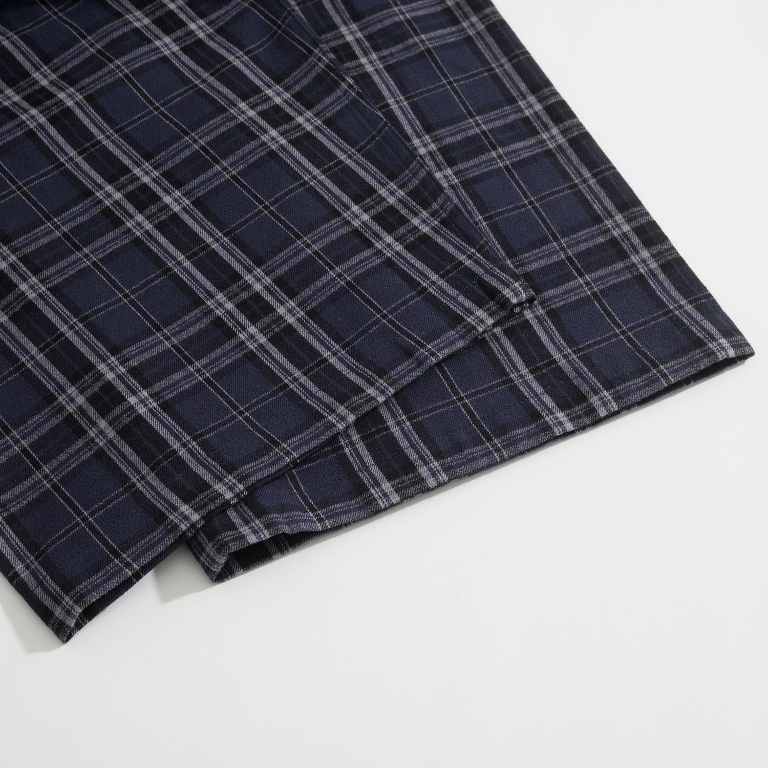 Balenciaga Men's Checkered Elastic Waist Flannel Baggy Pants Four Seasons Solid Color Cotton Casual Trouser Ngvp #1361